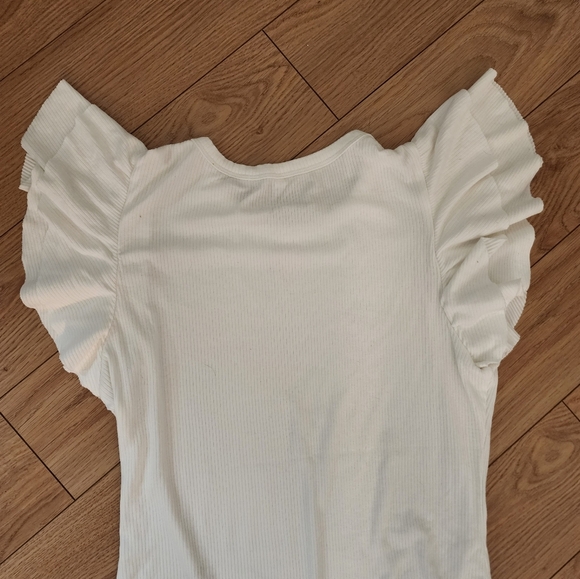 Ruffle Sleeve Bodysuit-M - Picture 6 of 10